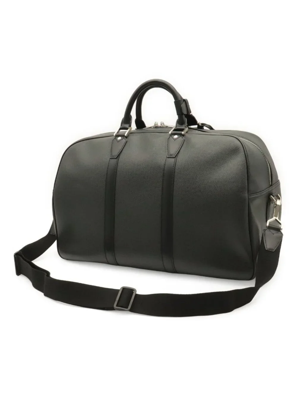 Louis Vuitton Taiga Kendal PM Boston Bag Purse 2-Way Ardoise Black